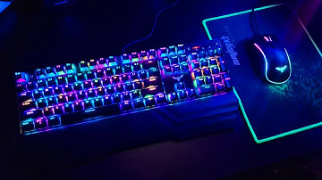 Havit Mechanical Keyboard and Mouse Combo : Unboxing & Test