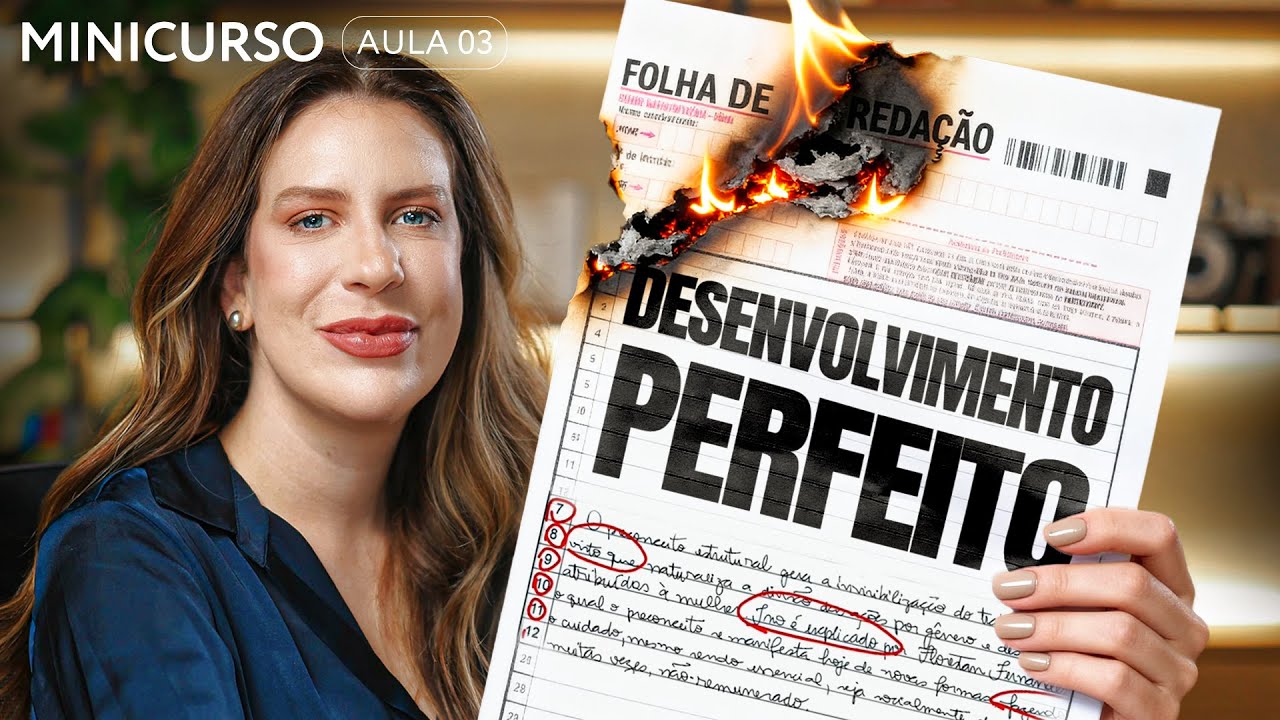 DESENVOLVIMENTO nota 1000 | Minicurso gratuito de redação AULA 03