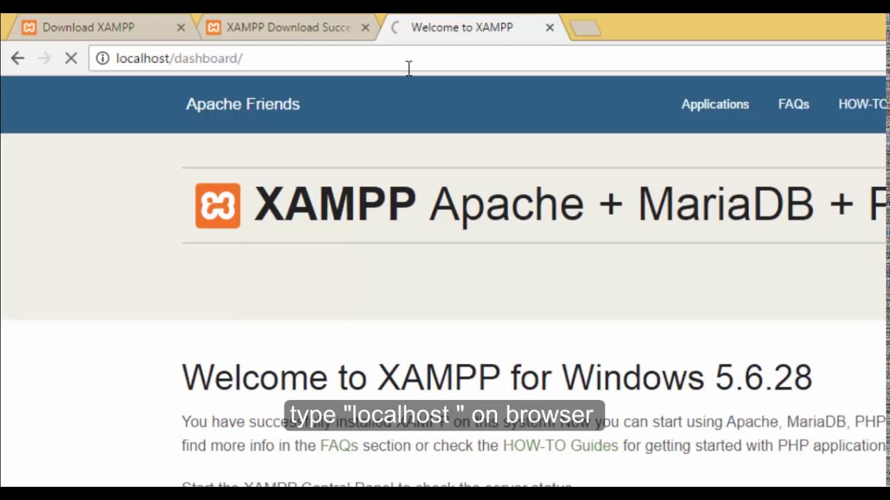 How to install XAMPP and SUBLIMETEXT - YouTube