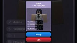 Reze Showcase Roblox Mount Rng