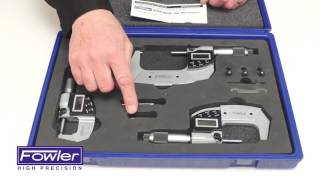 Fowler54-815-103-0 0-3 Electronic Micrometer Set