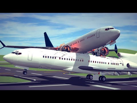 видео: Airport Accidents, Helicopter Crashes & Air vs Ground Combat #1 | Besiege