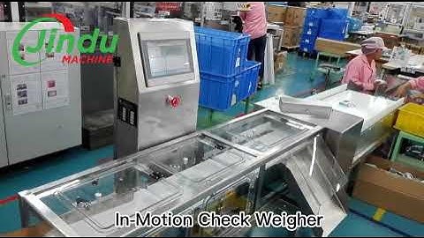 Weight Control System| In-Motion weighing scale checkweigher for daily care production line