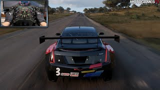 Forza Horizon 5 - 2015 Cadillac ATS-V.R | Moza DD R9 Gameplay