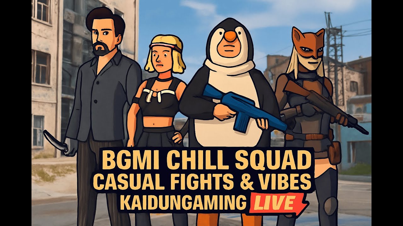 Squad Blaze  BGMI Chill Fights LIVE
