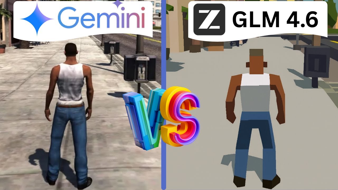 Gemini VS GLM Make GTA 6 From Scratch (Hindi)