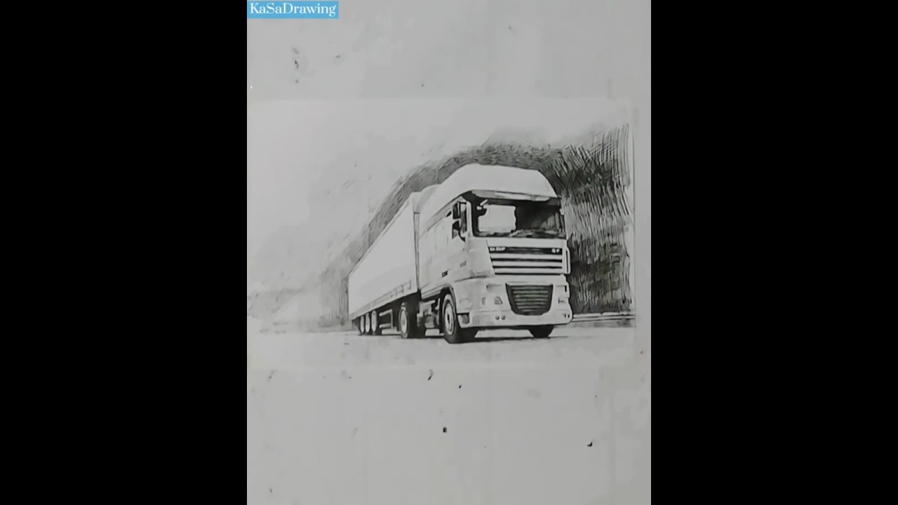 Рисунок фуры карандашом
