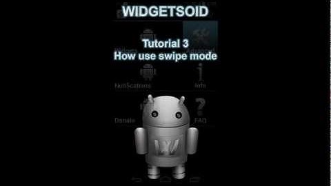 Widgetsoid tutorial 3