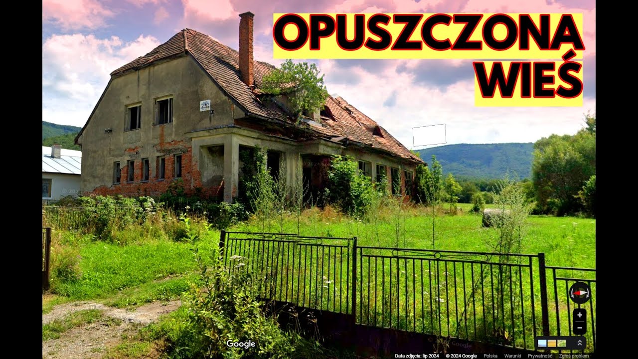 Opuszczona Wieś w Polsce Beniowa BIESZCZADY, blisko Ukrainy, ŚMIERĆ człowieka w górach