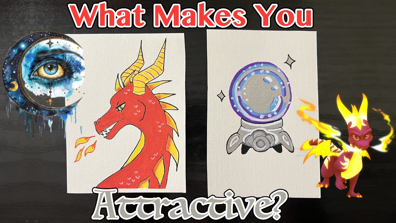 What Makes You ATTRACTIVE? 🔥🐲🔥 ✨🔮✨ Pick-A-Card Tarot Reading 🧲