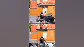 👑M416 VS P90💀 LEVEL 2 HELMET DAMAGE TEST?@R7DGAMING07#shorts#viralvideo#youtubeshorts#bgmi#trending