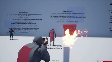 Modular Cloth Holes & Fire Spread - Runtime Vertex Paint & Detection Plugin