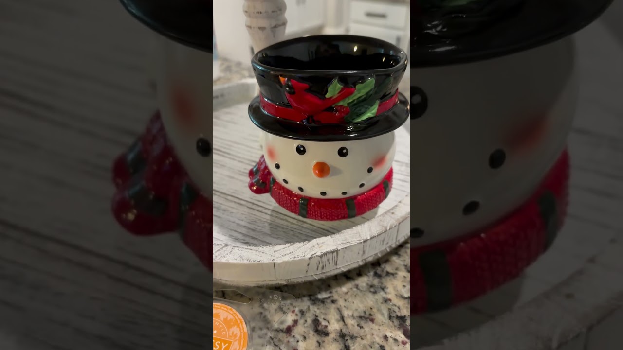 The Charming Snowman tabletop diffuser is perfect! 