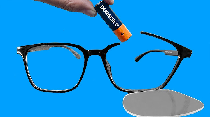 Plastic Welding Method! Ingenious Way To Repair Broken Eyeglasses Into Like New with an Old Battery