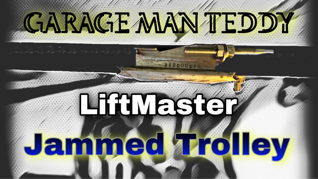 How to Liftmaster jammed trolley repair YouTube
