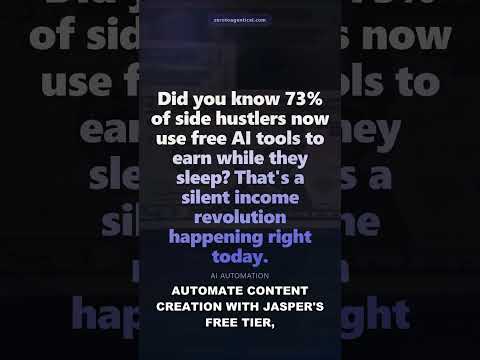 Free AI Tools That Build Passive Income While You Sleep