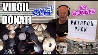 Drum Teacher Reacts | VIRGIL DONATI | Concerto For Drums from 'The Dawn Of Time' | (2020 Reaction)