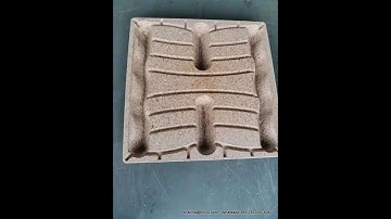 Static load test of presswood pallet for rack storage