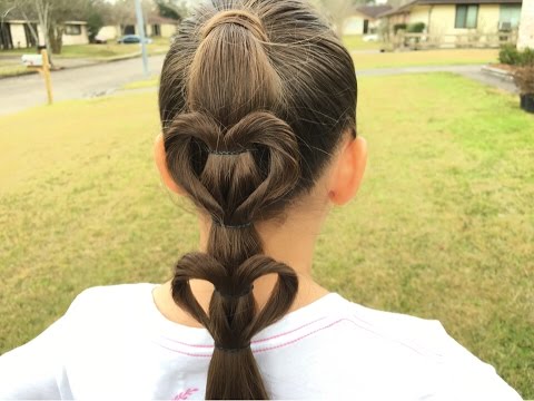 Triple Tuck Heart Hairstyle  YouTube