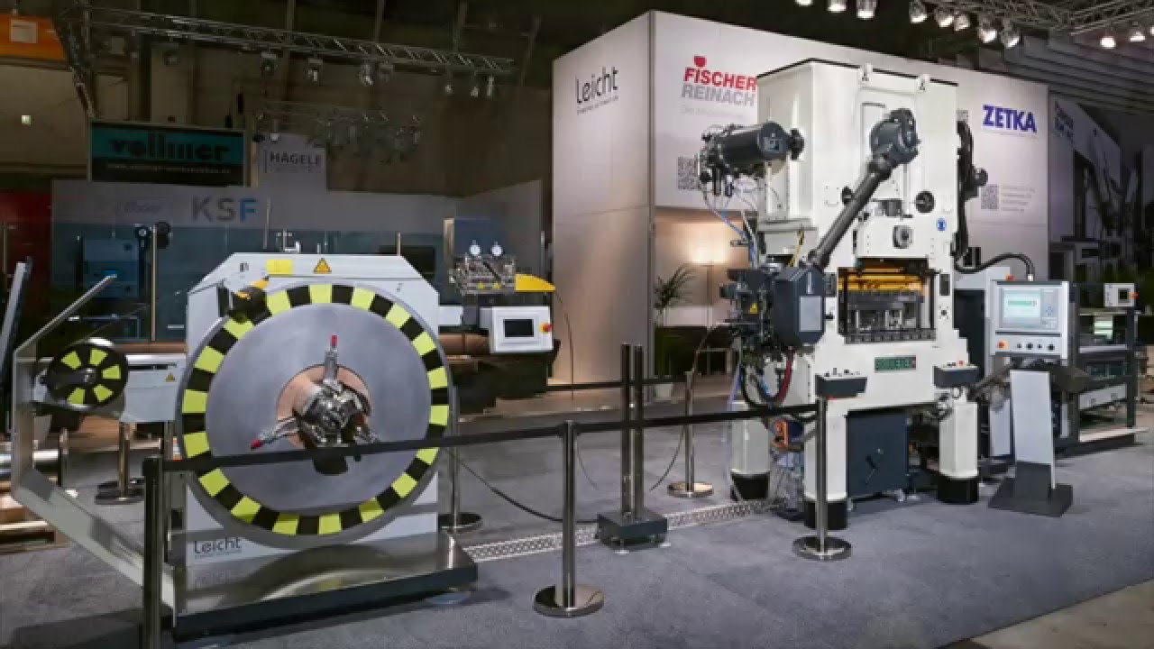 Blechexpo 2015 - ZETKA Werkzeug auf Retrofit-Brudererpresse