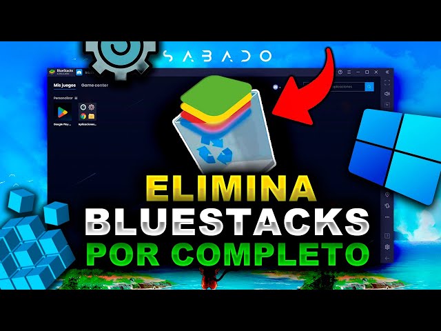 How to Uninstall BLUESTACKS COMPLETELY from my PC (2023)🔥 CORRECTLY!! ✅SOLVE your mistakes class=