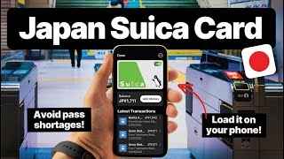 JAPAN SUICA TIPS  How To Get and Use JAPAN SUICA CARD on iPhone