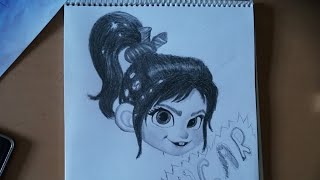 Vanellope Faceball Speed Drawing