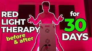 I Tried Red Light Therapy for 30 Days | Before \& After | Here's What Happened