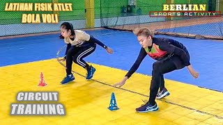 Fisik Bola Voli Circuit Training Devi Melinda dan Shelomita