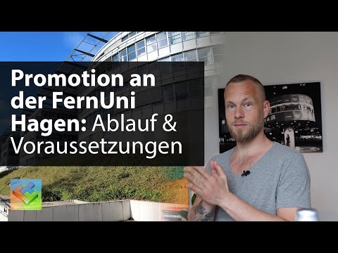 Berufsbegleitend promovieren: Alle Infos zur Promotion an der FernUni Hagen