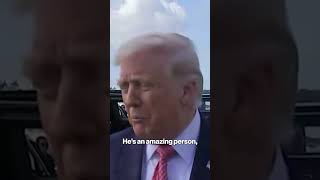 "I feel so badly...he's got some difficulty" President Trump comments on Tiger Woods #shorts