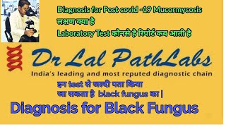 Diagnosis for black Fungus| Diagnosis for Post Covid -19 Mucormycosis | Lab Test for Black Fungus |