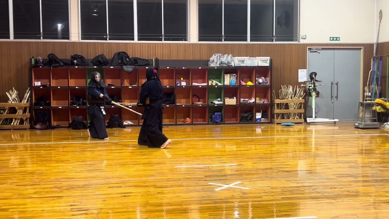 櫻木會稽古　2026年3月2日　地稽古　館長先生vsイケメン先輩　#剣道　#稽古　#地稽古　#楽しい稽古　#栃木　#真岡市　#戦い　#JAPAN