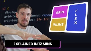 [developedbyed] Learn CSS Displays in 12 Minutes | Grid, Flexbox, Inline Block, Block
