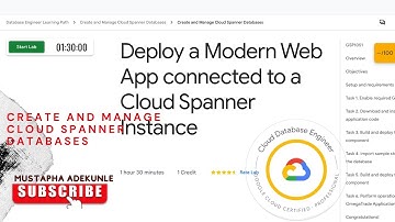 Deploy a Modern Web App connected to a Cloud Spanner Instance with Explanation | GSP1051 | Qwiklabs