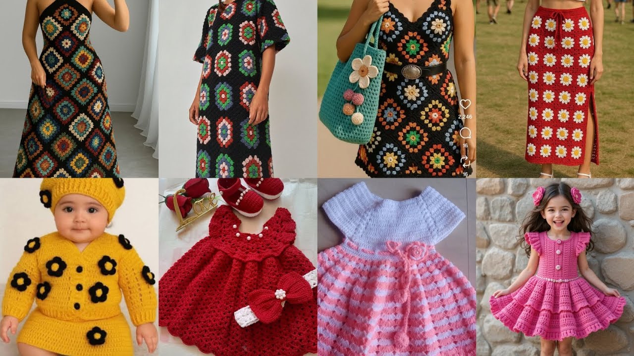 Crochet Frock Ideas||Crochet Baby Clothes New Design 2025 