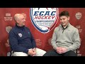 Princeton's Kai Daniells | Full Interview (ECAC Hockey Men's Championship weekend)