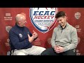 Princeton's Kai Daniells | Full Interview (ECAC Hockey Men's Championship weekend)