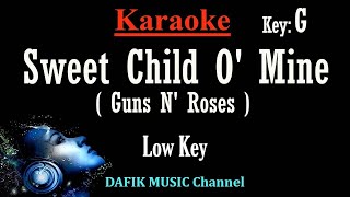 Sweet child o mine (Karaoke) Guns N Roses Low key G