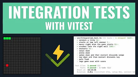 Integration Tests with Vitest