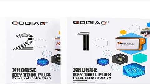 Buy GODIAG Key Tool Plus Practical Instruction 1&2 Two Books for Locksmith or Vehicle Main