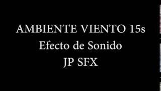 Viento ambiente Efecto de sonido 15 segundos