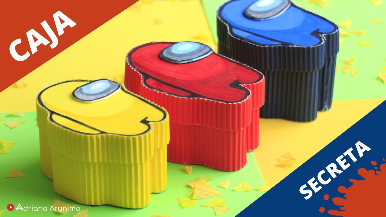 🔴 𝗖𝗔𝗝𝗔 𝗦𝗘𝗖𝗥𝗘𝗧𝗔 𝗔𝗠𝗢𝗡𝗚 𝗨𝗦 🔵 Caja SORPRESA y/o Dulcero de 𝗔𝗠𝗢𝗡𝗚 𝗨𝗦 🟡