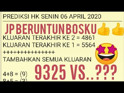 Prediksi Hk Senin 6 April 2020 Paito 6d Prediksi Hk Malam Ini Youtube