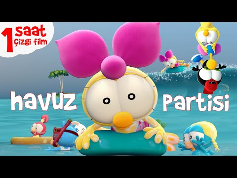 60 DAKİKA ÇİZGİ FİLM 🤪😏😂#35 - Havuz Partisi! | TRT Çocuk - Disney Channel