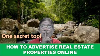 How to advertise real estate properties online