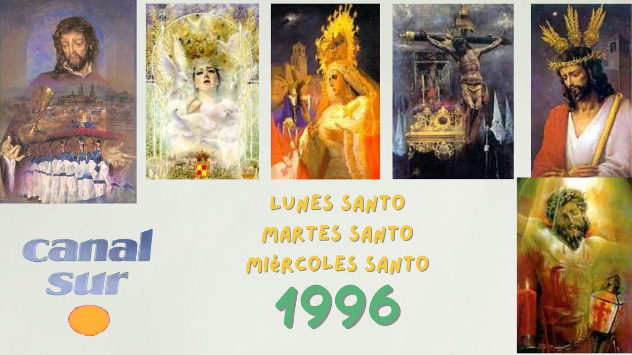Lunes, Martes y Miércoles Santo 1996 Jaén Canal Sur TV