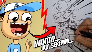 Cara Menggambar Dalang Pelo Zombie