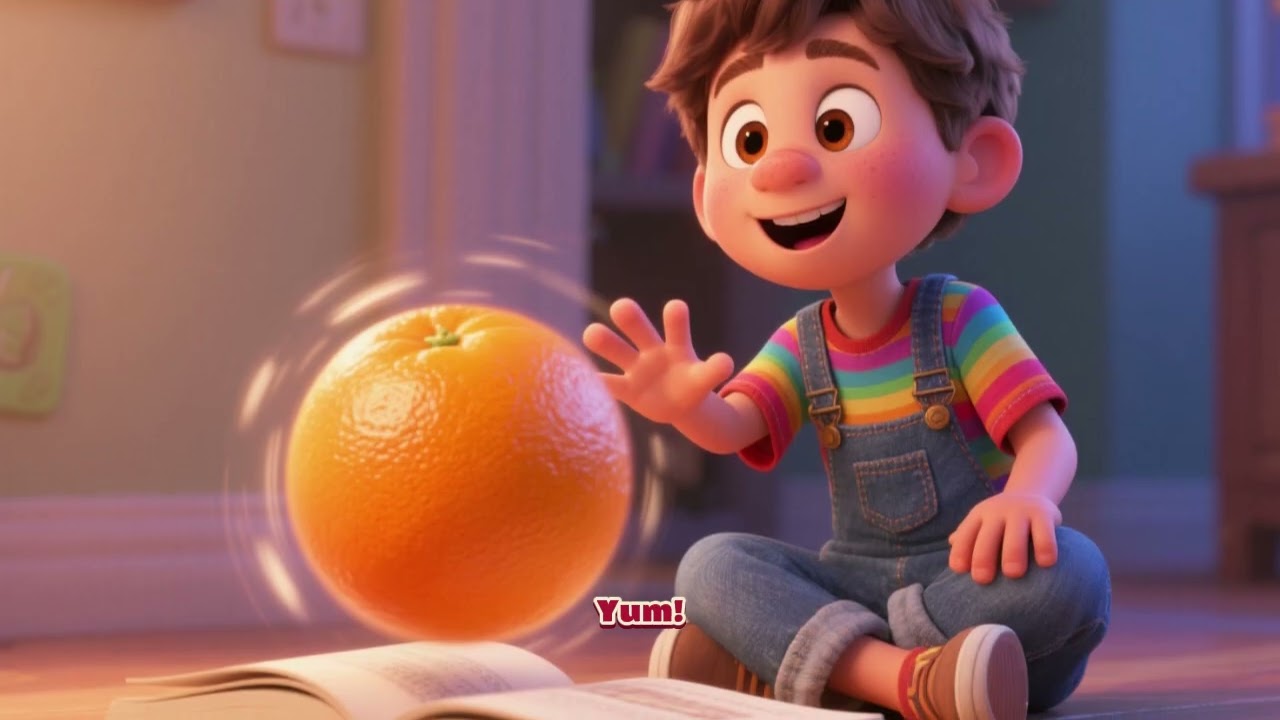 Learn Fuits Name & Colour Name 