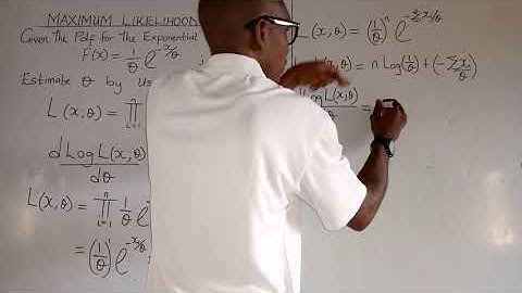 Maximum Likelihood Estimation for Exponential Distribution